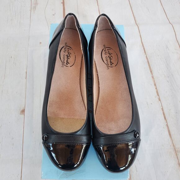 Preowned Lightly Used LifeStride Alchemy Flats Black Size 6.5 - Picture 1 of 14